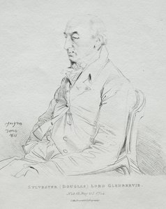 Sylvester Lord Glenbervie od Jean Auguste Dominique Ingres