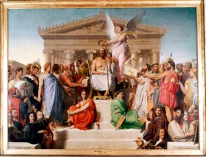 "Apoteóza Homera", 1827