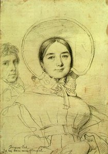 Umělec a jeho žena, 1830 od Jean Auguste Dominique Ingres