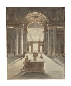 Kaple Borghese v Santa Maria Maggiore, Řím od Jean Auguste Dominique Ingres