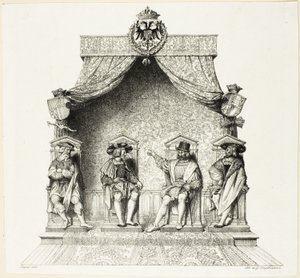 Čtyři magistráty v Besançonu od Jean Auguste Dominique Ingres