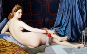 Grande Odalisque (olej na plátně) od Jean Auguste Dominique Ingres