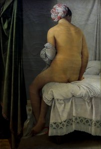 koupající se (valpiçonský lazebník) od Jean Auguste Dominique Ingres