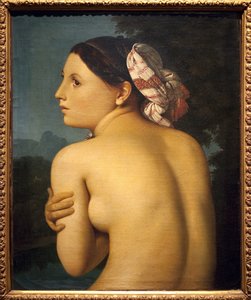 Koupač. Obraz Jean Auguste Dominique Ingres (1780-1867), olej na plátně od Jean Auguste Dominique Ingres
