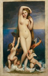 Venuše Anadyomene ... od Jean Auguste Dominique Ingres