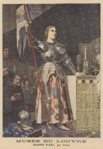 Johanka z Arku při korunovaci Karla VII.