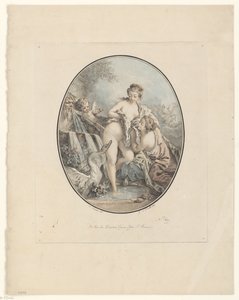 Leda a labuť od Jean Augustin Léveillé