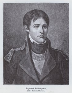 Napoleon Bonaparte jako mladý poručík dělostřelectva, c1785 (litho)