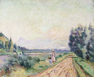 Banks of the Isere v Pontcharra; Banks of the Isere v Pontcharra, 1901 od Jean Baptiste Armand Guillaumin