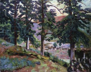 La Creuse, Limousin, kolem roku 1910 (olej na plátně) od Jean Baptiste Armand Guillaumin