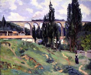 Viadukt ve Val-Fleury, Meudon (Hauts-de-Seine) od Jean Baptiste Armand Guillaumin