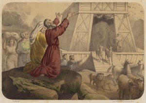 Opouštím LArche od Jean Baptiste Auguste Leloir