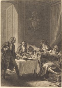 Obžerství od Jean Baptiste Blaise Simonet after Jacques Louis François Touzé