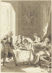 Obžerství od Jean Baptiste Blaise Simonet after Jacques Louis François Touzé