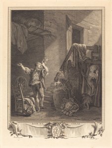 Rose a Colas od Jean Baptiste Blaise Simonet after Pierre Antoine Baudouin