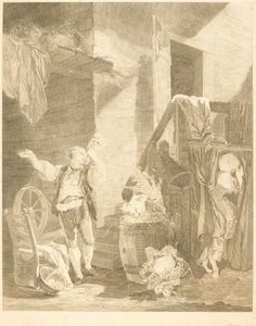 Rose a Colas od Jean Baptiste Blaise Simonet after Pierre Antoine Baudouin
