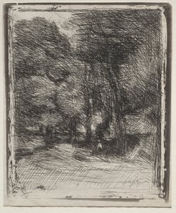 Suvenýr z Bas-Bréau od Jean Baptiste Camille Corot