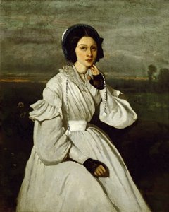 Claire Sennegon, 1837. od Jean Baptiste Camille Corot