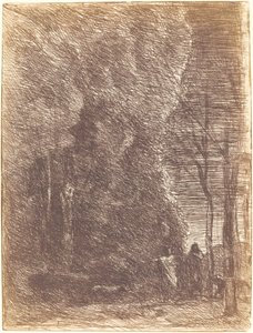 Dante und Virgil, 1858 von Jean Baptiste Camille Corot