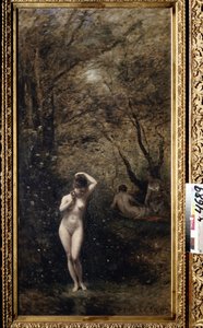 "" Diana koupání "" (Diana koupání) Obraz Camille Corot (1796-1875) 1873-1874 Puškinovo muzeum, Moskva od Jean Baptiste Camille Corot