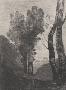 Okolí Říma, 1866. od Jean Baptiste Camille Corot