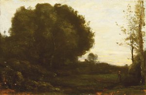 Večer v údolí od Jean Baptiste Camille Corot