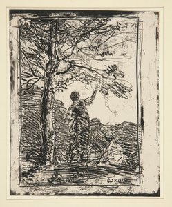 Mladá dívka a smrt (The Young Girl and Death) od Jean Baptiste Camille Corot