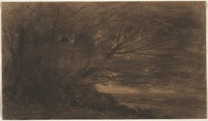 Krajina (Velký strom) od Jean Baptiste Camille Corot