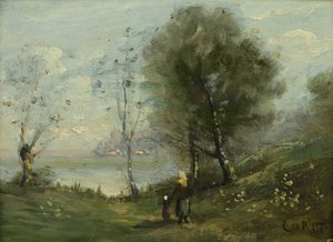 Krajina od Jean Baptiste Camille Corot