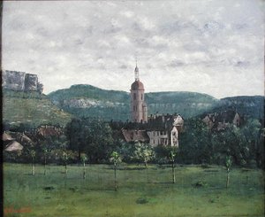 Landschaft mit Kirche