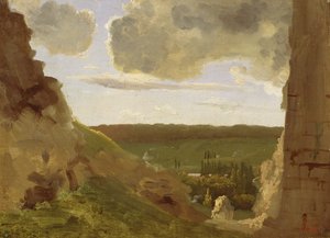 Středověké ruiny, kolem 1828-30 (olej na plátně připevněné na desce)