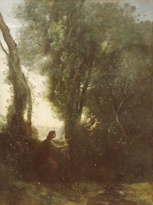 Ráno, 1865 od Jean Baptiste Camille Corot
