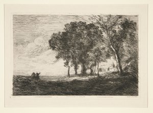Krajina z od Jean Baptiste Camille Corot