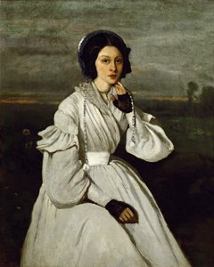 Portrét Claire Sennegonové od Jean Baptiste Camille Corot