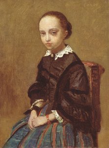 Portrét dívky, 1857-58