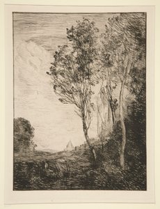 vzpomínka na od Jean Baptiste Camille Corot