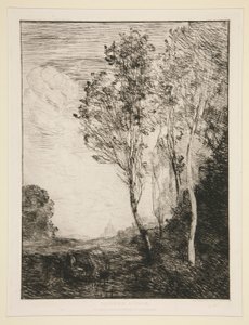vzpomínka na od Jean Baptiste Camille Corot