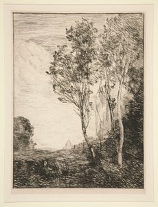 vzpomínka na od Jean-Baptiste-Camille Corot