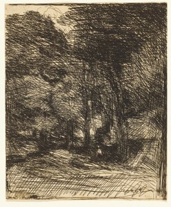 Suvenýr z Bas-Bréau od Jean Baptiste Camille Corot