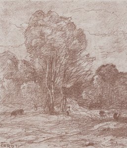 Místo odpočinku krav Místo odpočinku krav, 1871. od Jean Baptiste Camille Corot
