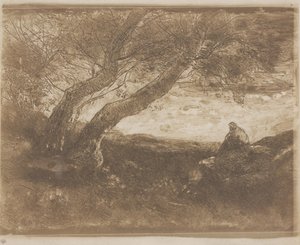 Snílek od Jean Baptiste Camille Corot