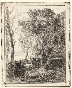 Galská mýtina od Jean Baptiste Camille Corot