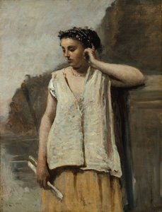 The Muse: History, c.1865 od Jean Baptiste Camille Corot