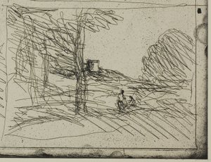 Der Turm von Heinrich VIII. von Jean-Baptiste-Camille Corot