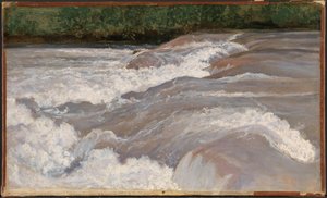 Velino nad kaskádou Terni od Jean Baptiste Camille Corot