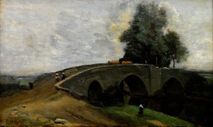 Die alte Brücke von Jean Baptiste Camille Corot