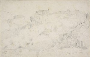 Pohled na Nepi od Jean Baptiste Camille Corot
