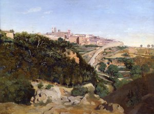 Volterra, 1834 od Jean Baptiste Camille Corot