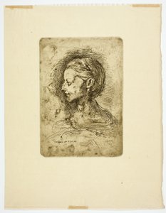 Ženská hlava od Jean-Baptiste Carpeaux