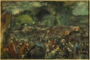 Útok Antonina Berezowského na cara Alexandra 2 6. června 1867 od Jean-Baptiste Carpeaux